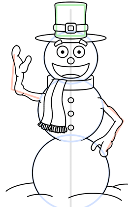 260x419 How To Draw A Snowman