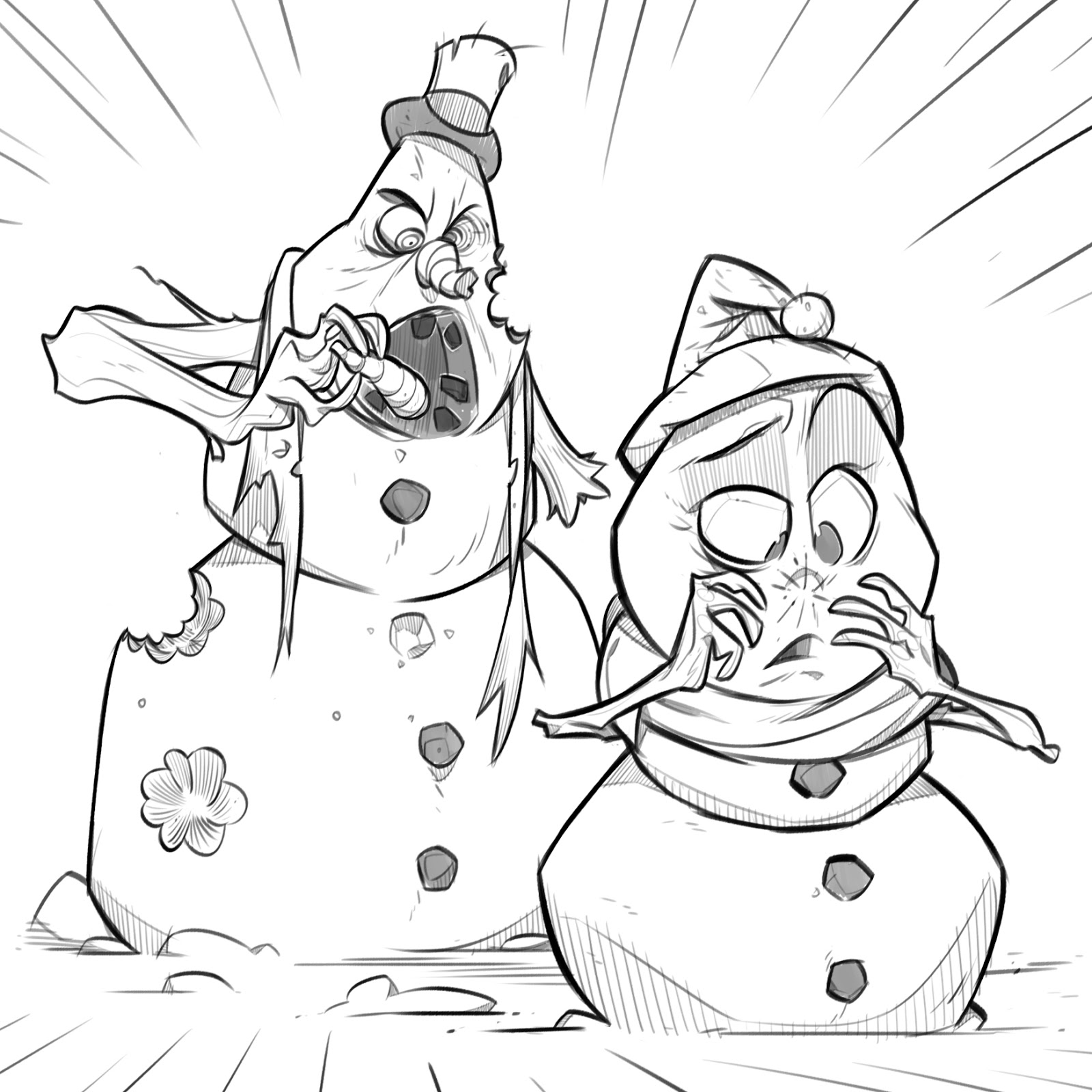 1600x1600 P.cohen Sketch Blog Snowman Sketches