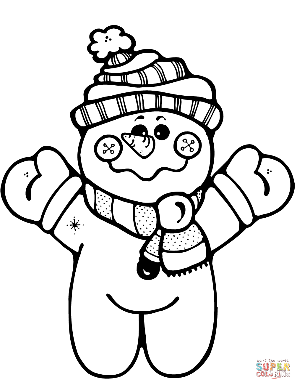 1005x1300 Snowman Coloring Page Preschool For Funny Draw Pict Happy