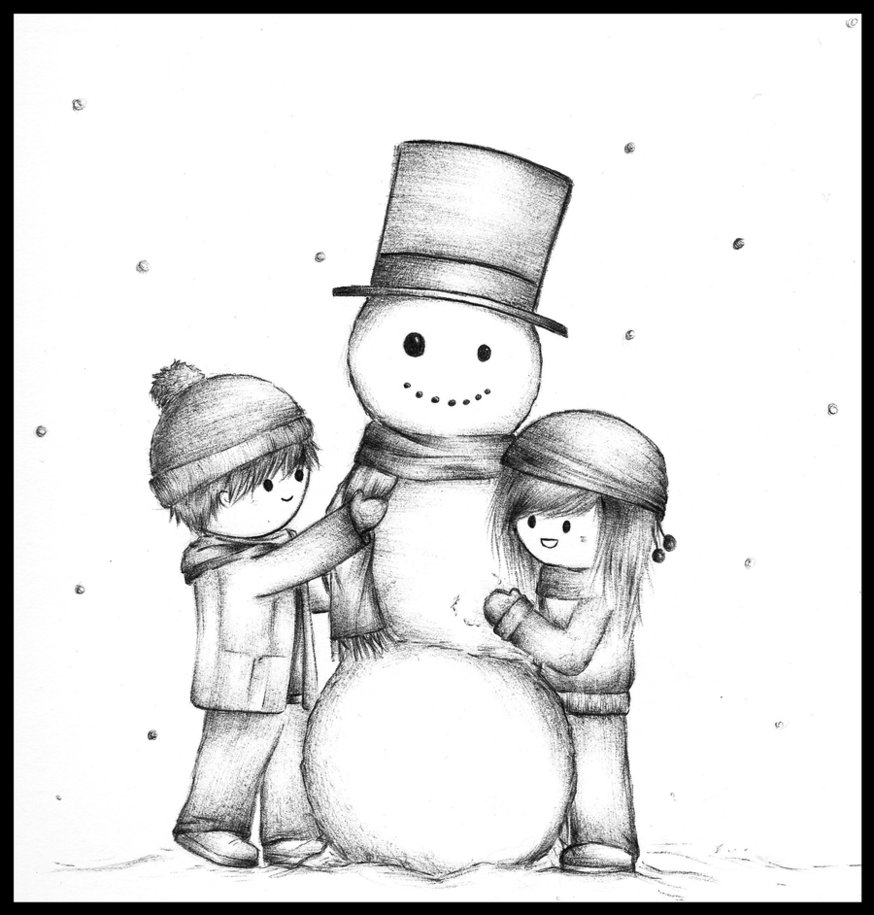 874x915 Week 01 Building A Snowman. By Xxtasnim
