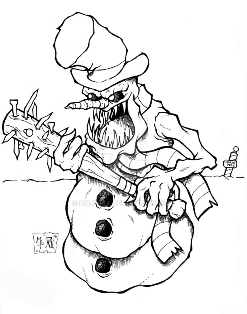793x1007 Frosty The Snowman By Mr Phill