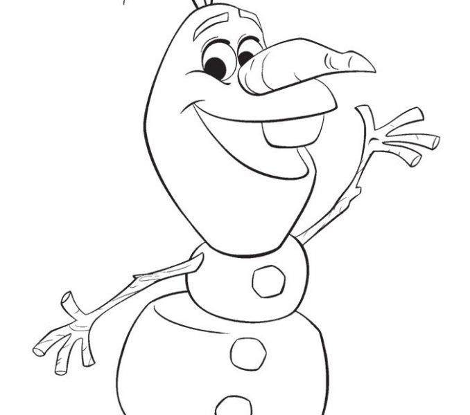678x600 Olaf The Snowman Coloring Pages Best 25 Snowman Coloring Pages