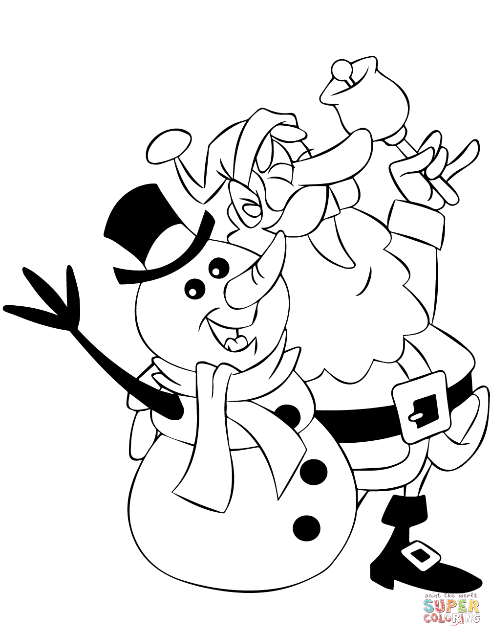 1005x1300 Snowman Coloring Pages Free Coloring Pages