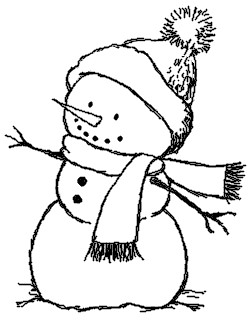 250x330 Snowman Printable