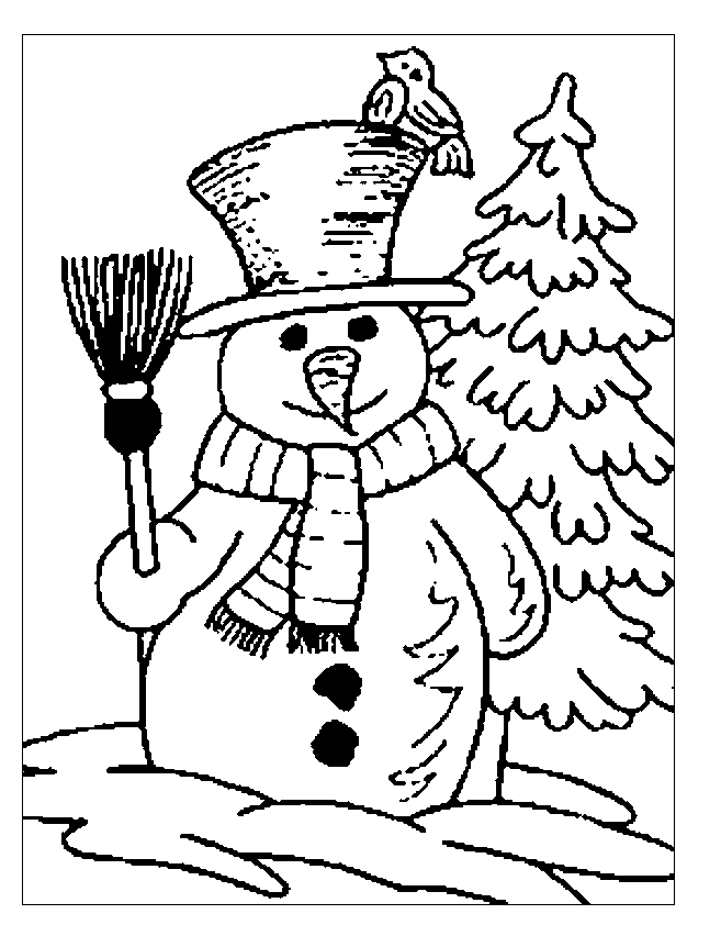 657x842 Drawn Snowman Winter Season