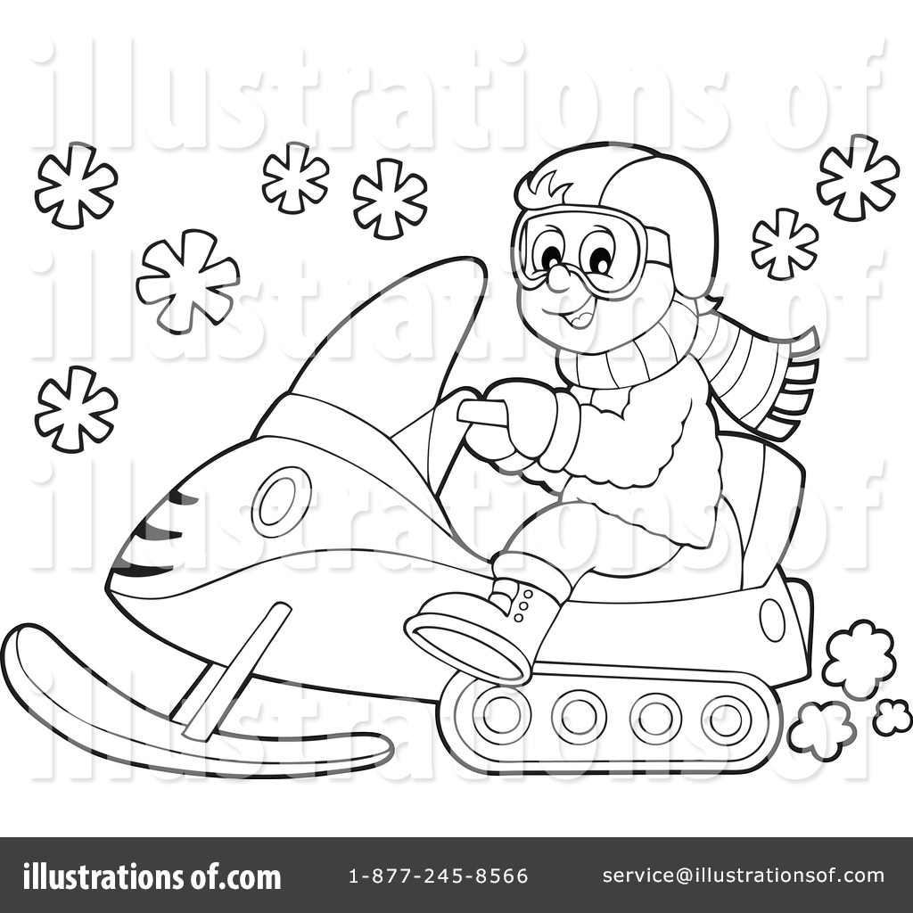 1024x1024 Snowmobile Clipart