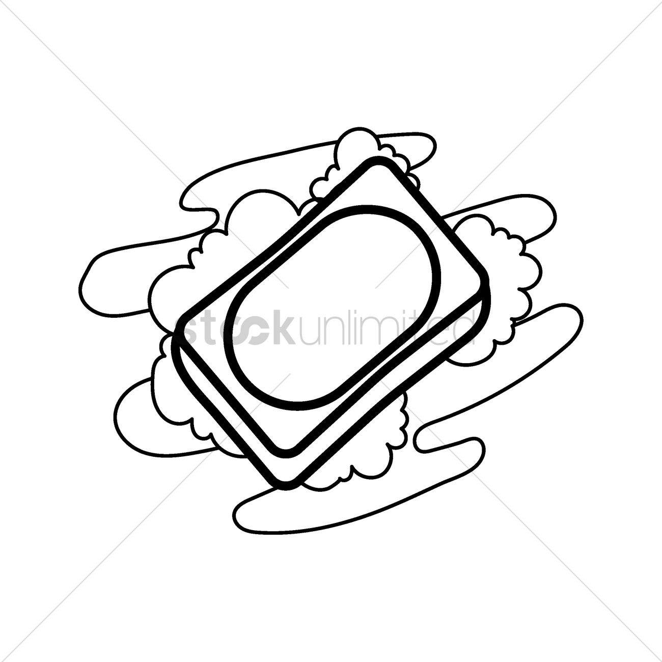 1300x1300 Soap Bar Vector Image