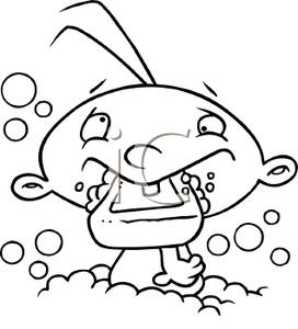 272x300 Boy Taking A Bath With A Bar Of Soap In His Mouth
