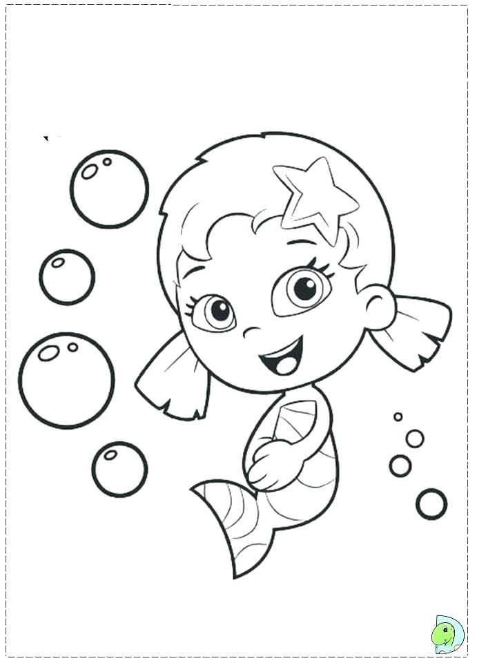 691x960 Bubbles Coloring Pages Coloring Page Outline Of Cartoon Girl