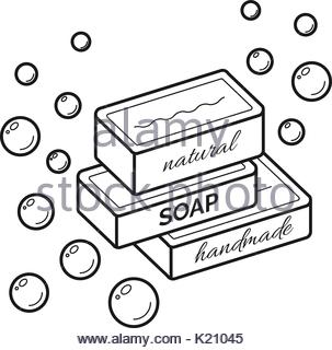 303x320 Bar Of Soap Sketch Stock Vector Art Amp Illustration, Vector Image