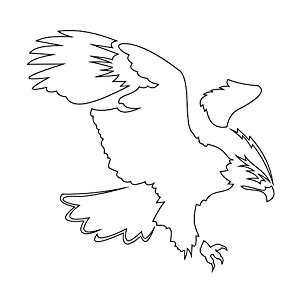 300x296 Badger 22 744 Totally Tattoo Body Art Stencils Soaring