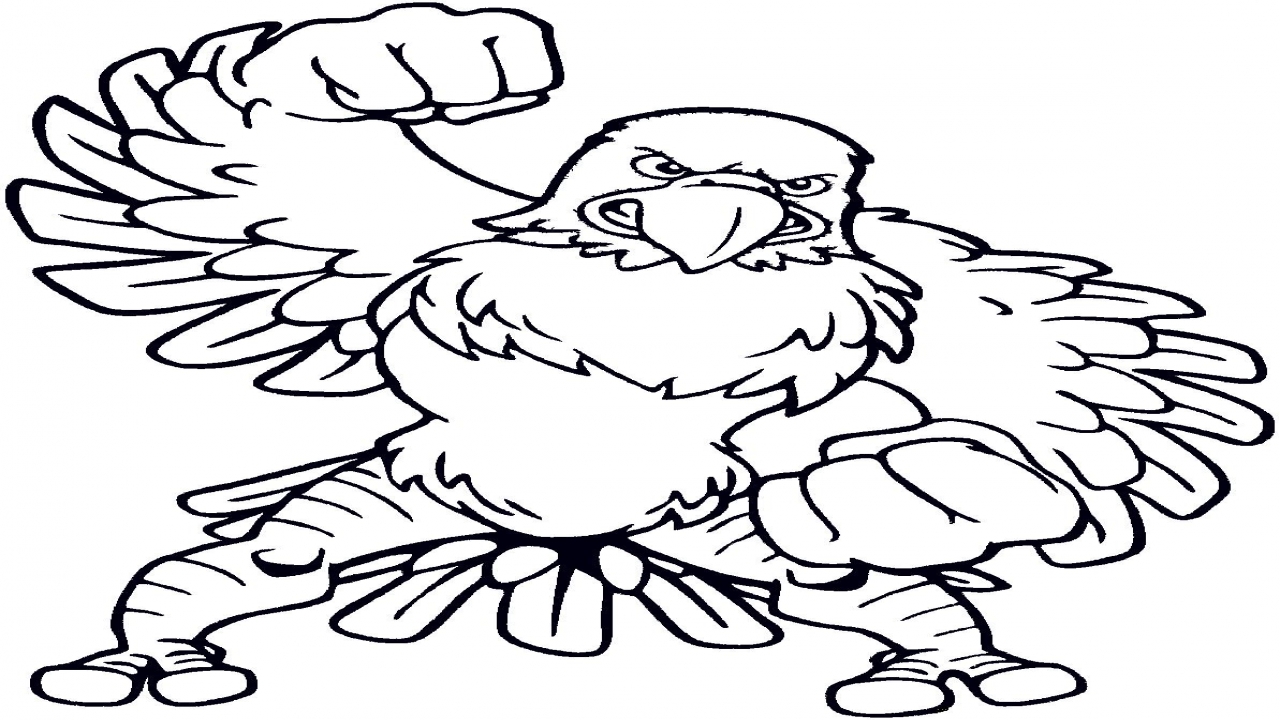 1280x720 Soaring Eagle Coloring Page Clipart Cliparthut