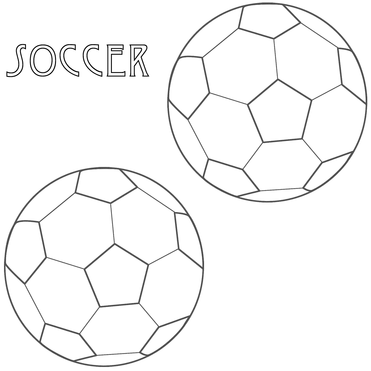 1200x1200 Soccer Coloring Pages Soccer Balls