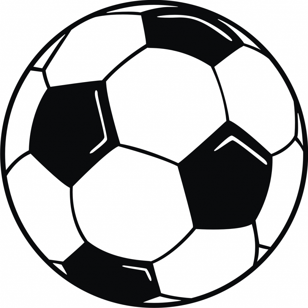 1024x1024 Drawing Of A Soccer Ball Soccer Ball Drawing
