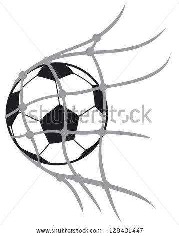 357x470 Soccer Goal Drawing