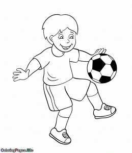 259x300 Best Soccer Coloring Pages Coloring Pages For Kids To Print For Free