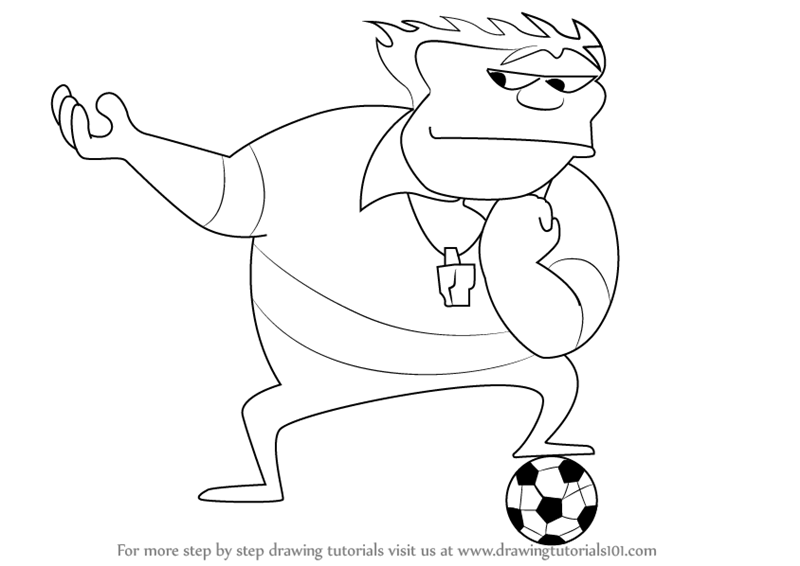 800x566 Step By Step How To Draw Coach John Mcguirk From Home Movies