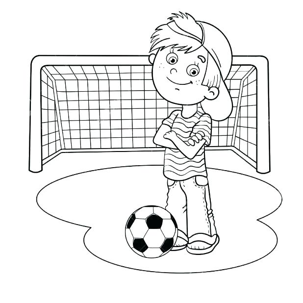 618x618 Outline Of A Football Best Collection Coloring Pages