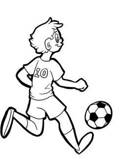 236x334 Drawn Ball Kid Football