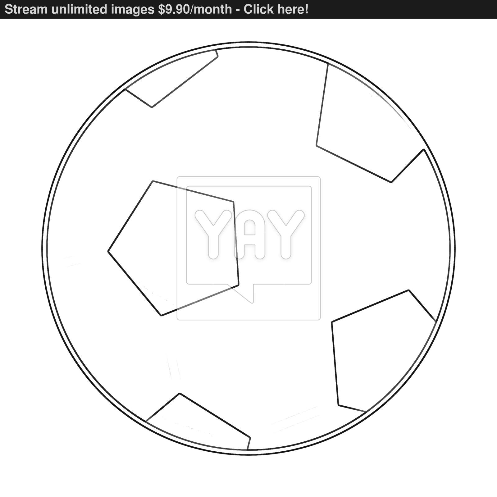 1600x1600 Illustration Coloring Book Series Sport Ball Football. Soccer