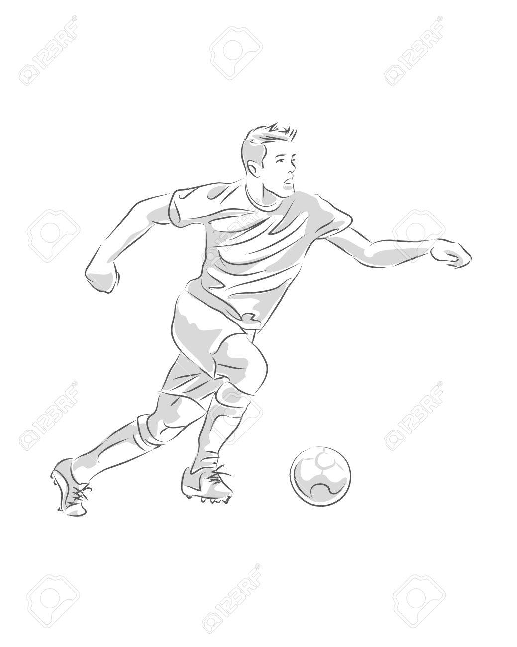 1039x1300 Soccer Player Drawing Trailer Wiring Diagram 7 Way