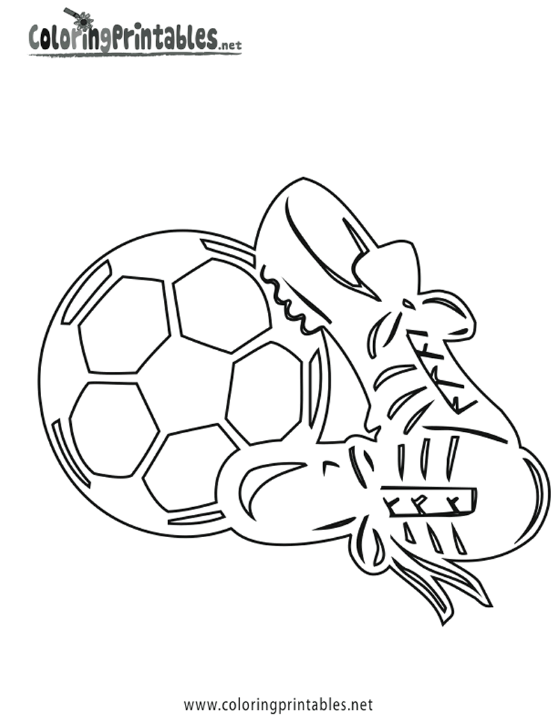 800x1035 Soccer Cleats Coloring Pages
