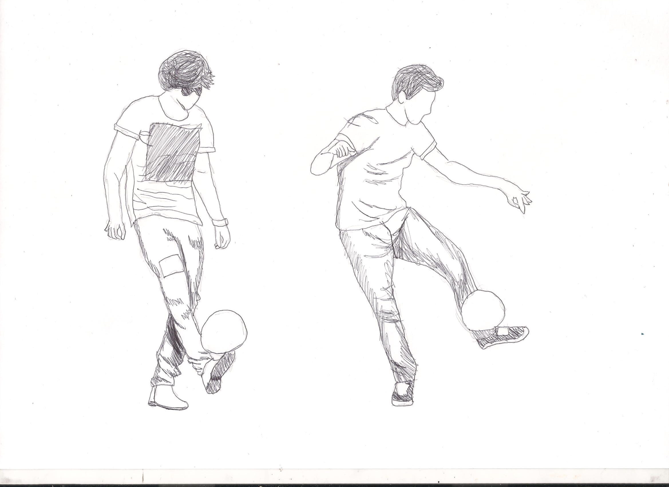 Soccer Drawing