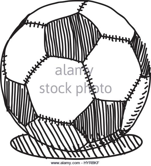 494x540 Hand Drawn Illustration Drawing Soccer Stock Photos Amp Hand Drawn
