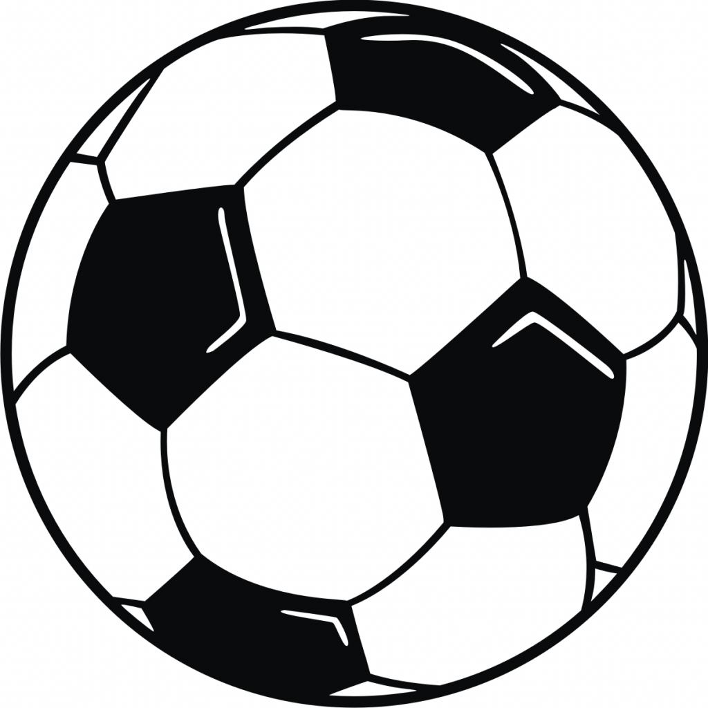 1024x1024 Soccer Ball Drawing Soccer Ball Outline Drawing Clipart Best
