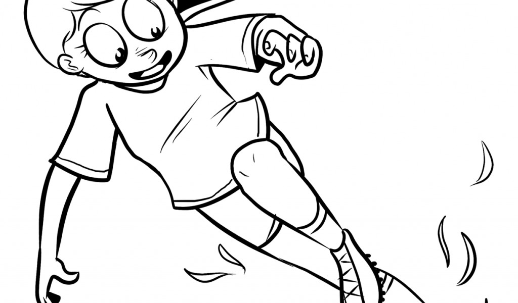 1024x600 Soccer Girl Coloring Pages Free Coloring Pages For Kids