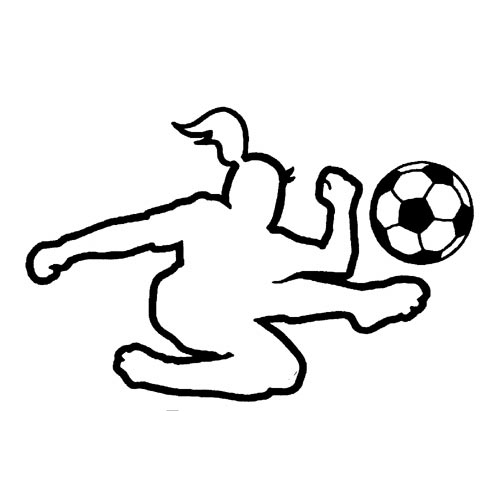 500x500 Soccer Sticker