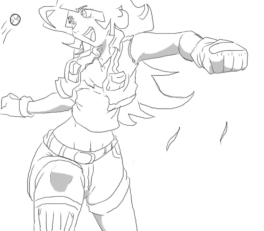 900x788 Soccer Anime Girl By Merang