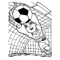 230x230 Soccer Ball Coloring Pages