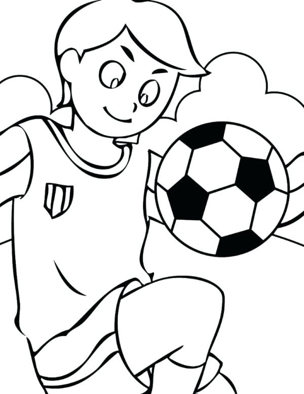 600x777 Soccer Coloring Sheet 1table.co