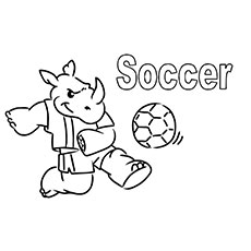 230x230 Soccer Ball Coloring Pages