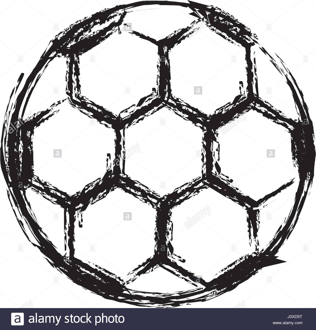 1300x1355 Monochrome Sketch Of Soccer Ball Stock Vector Art Amp Illustration