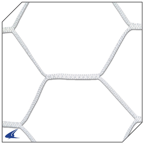 500x500 Champro Braided Soccer Goal Net 4.0 Mm Hexagon Pattern (White Only