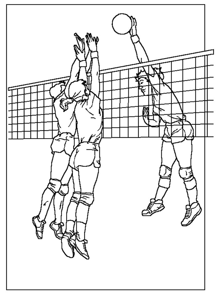 693x941 Coloring Amp Activity Pages Volleyball