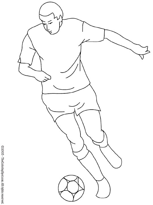 540x720 Soccer Player Audio Stories For Kids Amp Free Coloring Pages