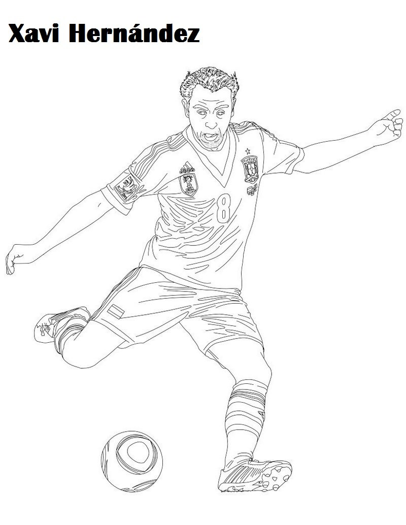 800x1034 Top Famous Soccer Player Coloring Pages