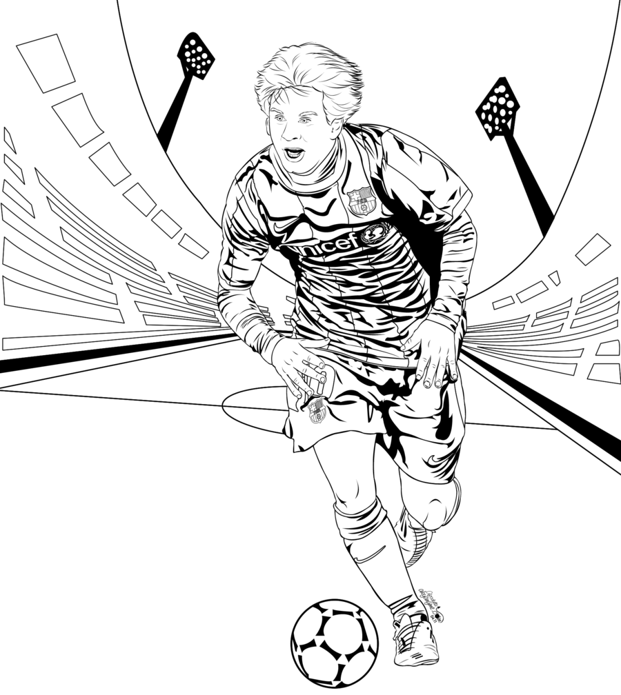 900x1008 Fc Barca Coloring Pages Printables Lionel Messi Drawings