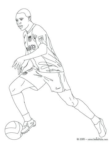 364x470 Football Player Coloring Page Playing Soccer Playing Soccer