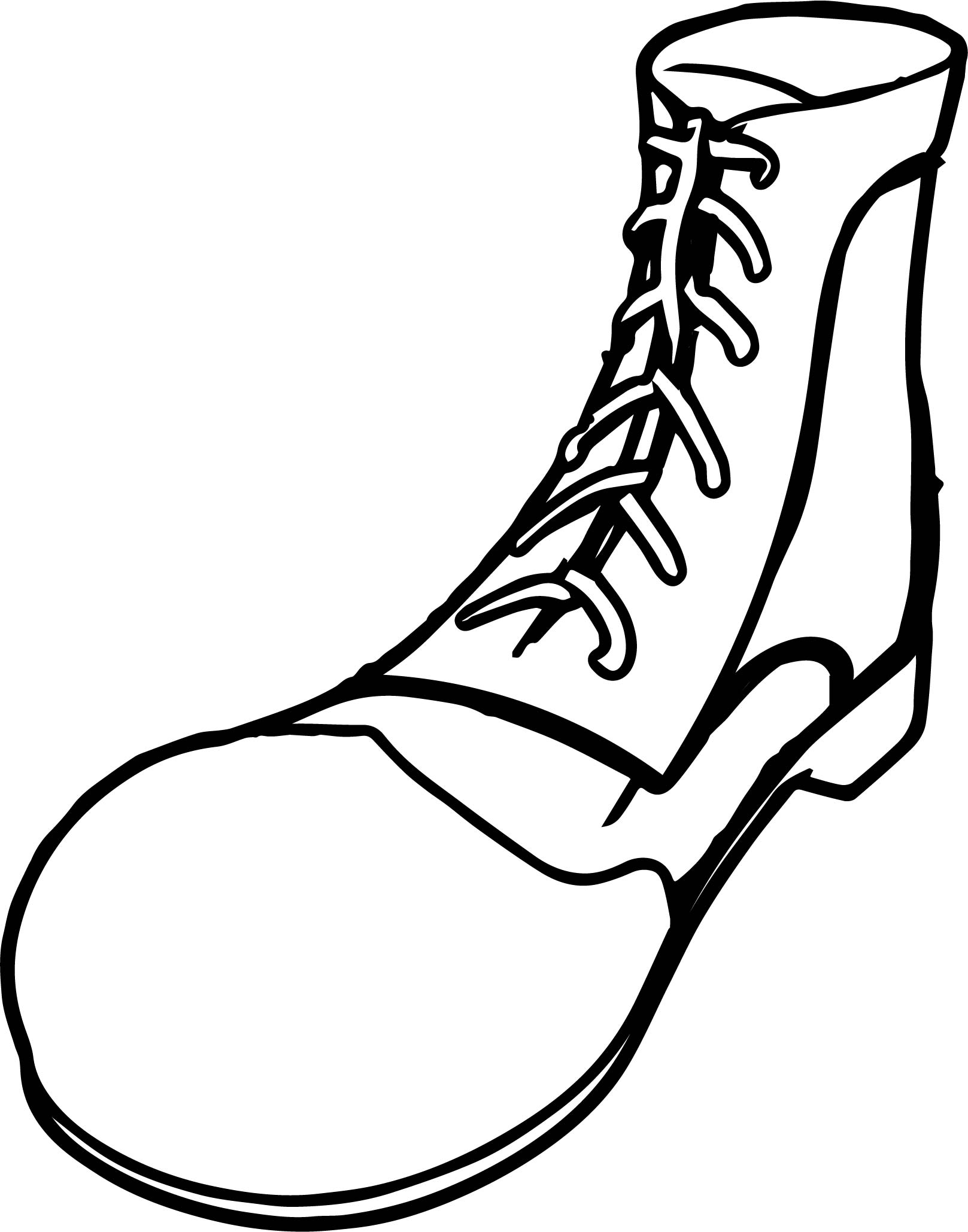 1617x2059 Clown Shoes Coloring Page Wecoloringpage