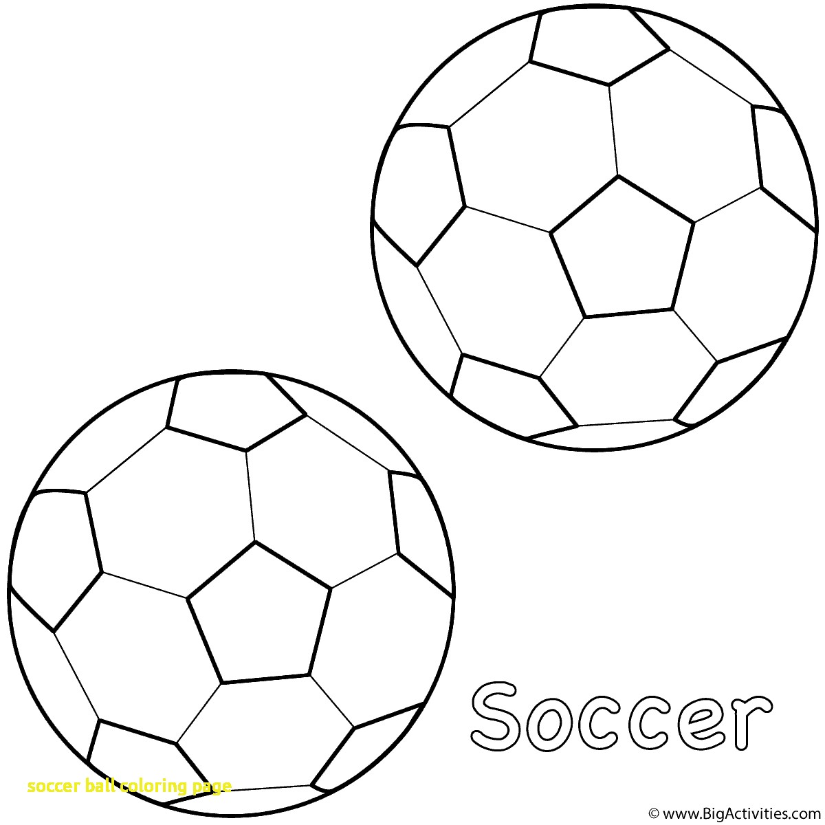1200x1200 Soccer Ball Coloring Page With Soccer Ball Coloring Pages