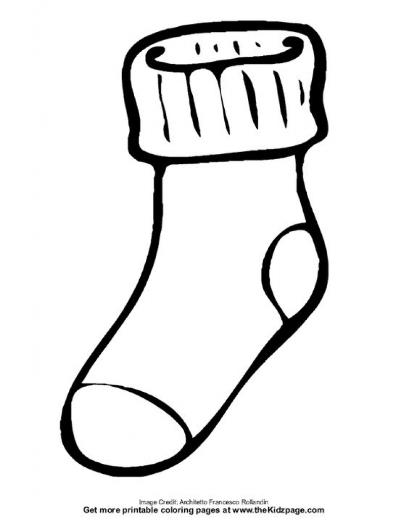 Sock Drawing at GetDrawings | Free download