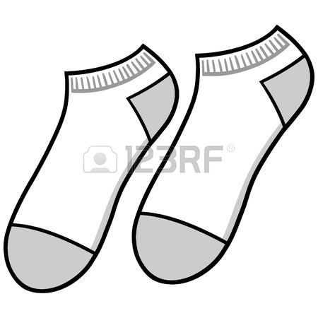 450x450 White Socks Royalty Free Cliparts, Vectors, And Stock Illustration