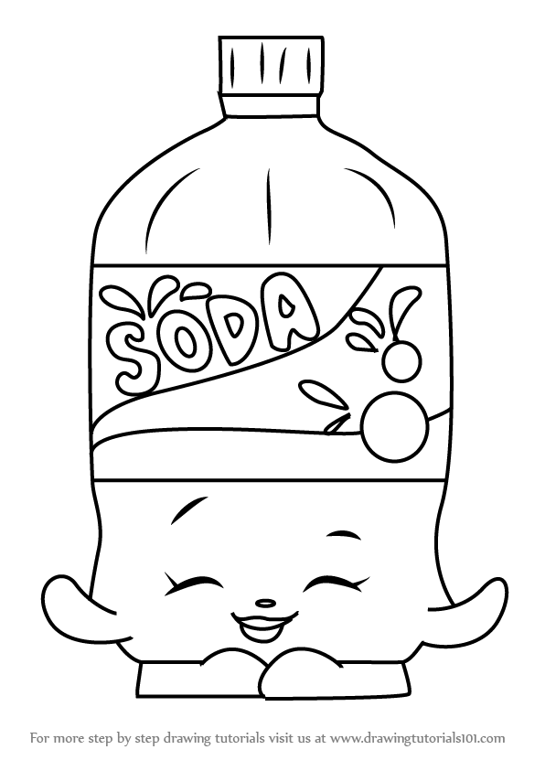 596x843 Learn How To Draw Soda From Shopkins (Shopkins) Step By Step