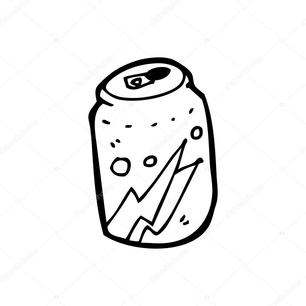 1024x1024 Soda Can Cartoon Stock Vector Lineartestpilot
