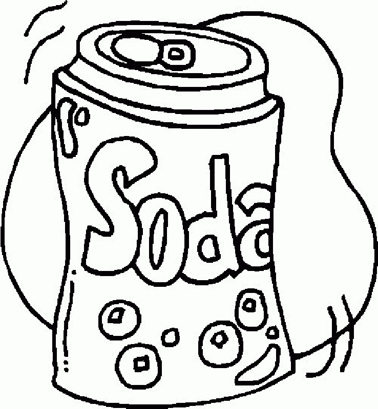 738x800 Soda Coloring Pages