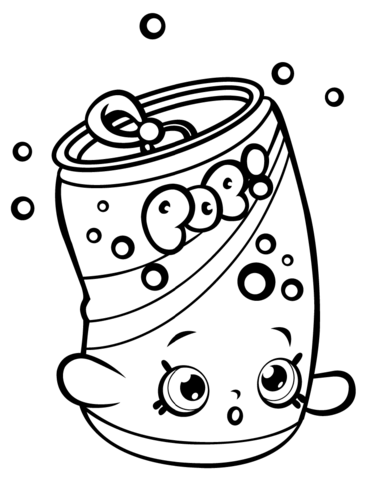 371x480 Soda Pops Shopkin Coloring Page Free Printable Coloring Pages
